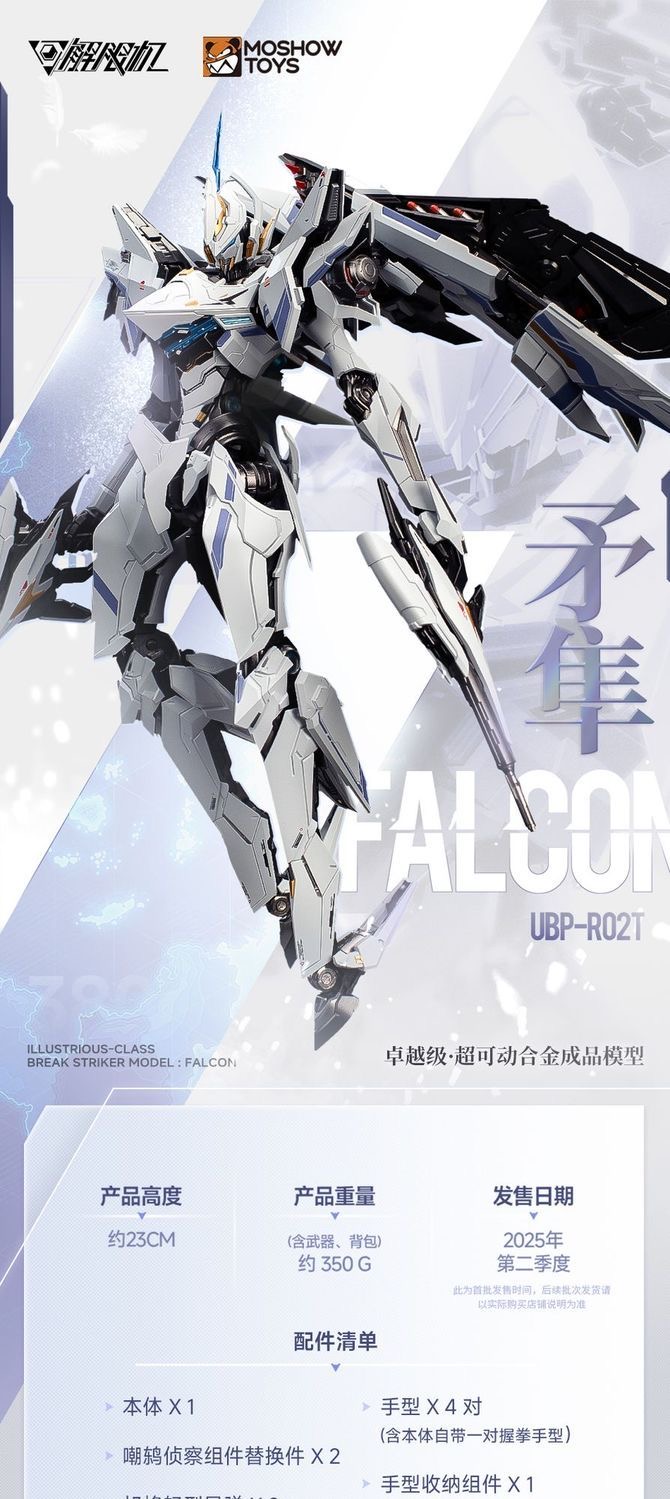 MOSHOWTOYS UBP-R02T Gyrfalcon - JOYTOY WORLD