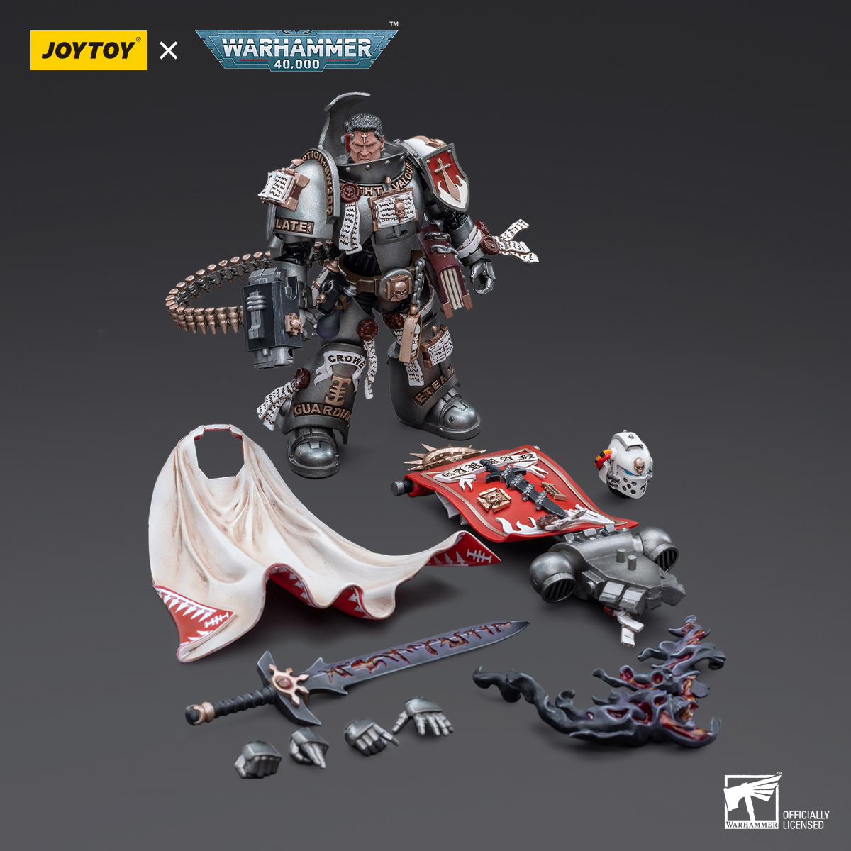 JOYTOY JT3518 Warhammer 40k 1: 18 Grey Knights Castellan Crowe - JOYTOY WORLD