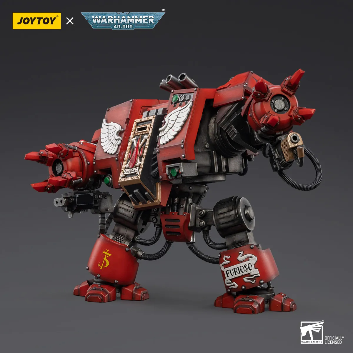 JOYTOY JT2634 Warhammer 40k 1: 18 Blood Angels Furioso Dreadnought Brother Samel - JOYTOY WORLD