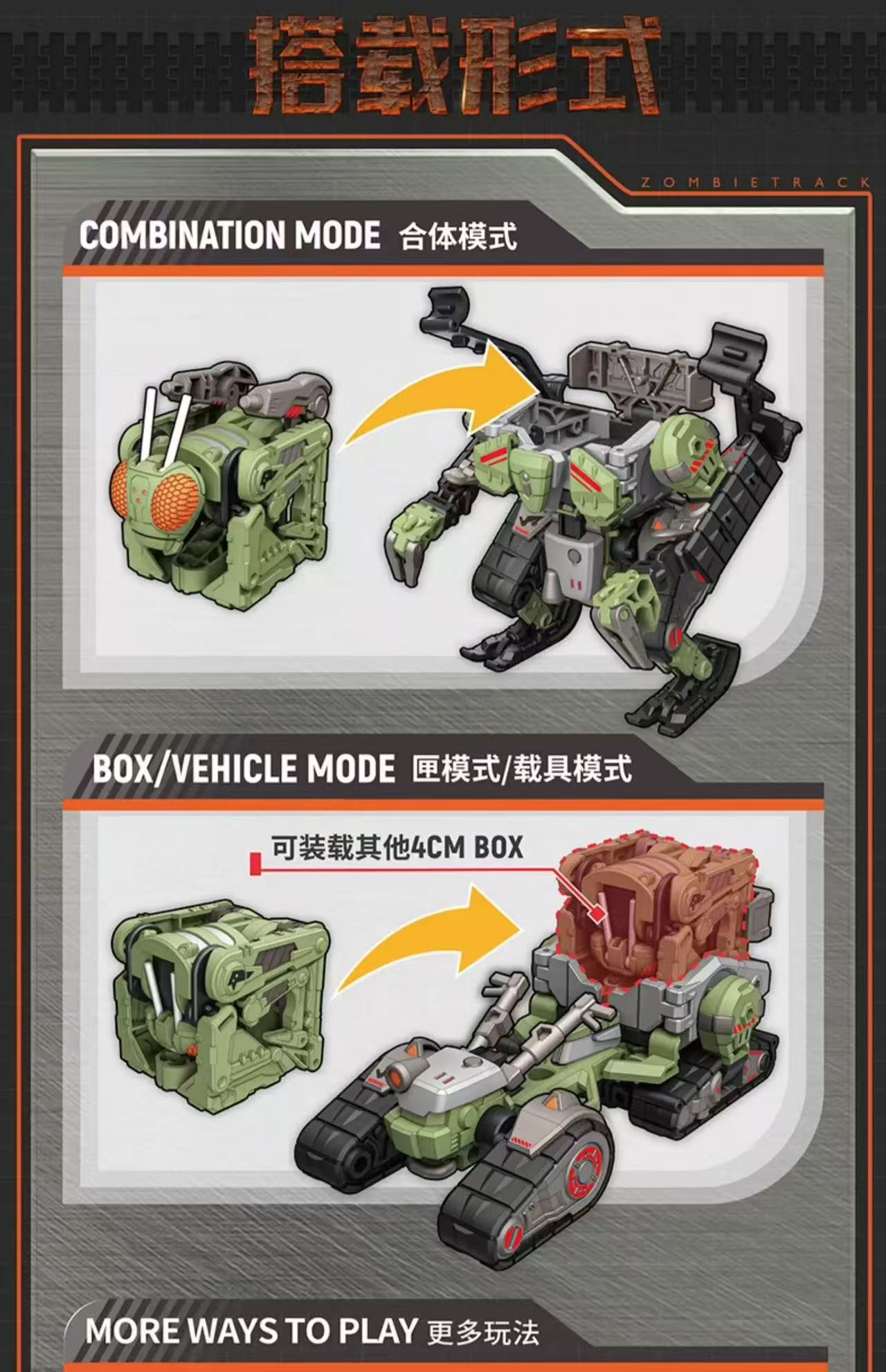 52TOYS MegaBox BMM-02 Zombie Tracks - JOYTOY WORLD
