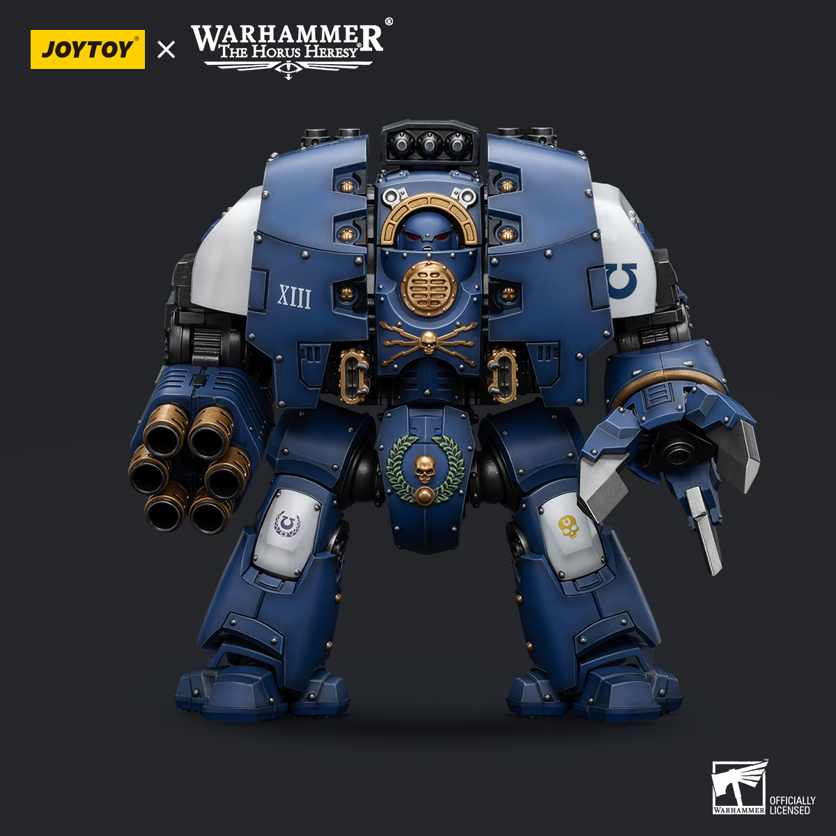 JOYTOY JT8643 Ultramarines Leviathan Dreadnought with Cyclonic Melta Lance And Siege Claws - JOYTOY WORLD