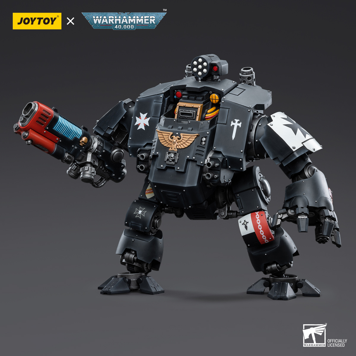 JOYTOY JT3778 Warhammer 40k 1: 18 Black Templars Redemptor Dreadnought - JOYTOY WORLD