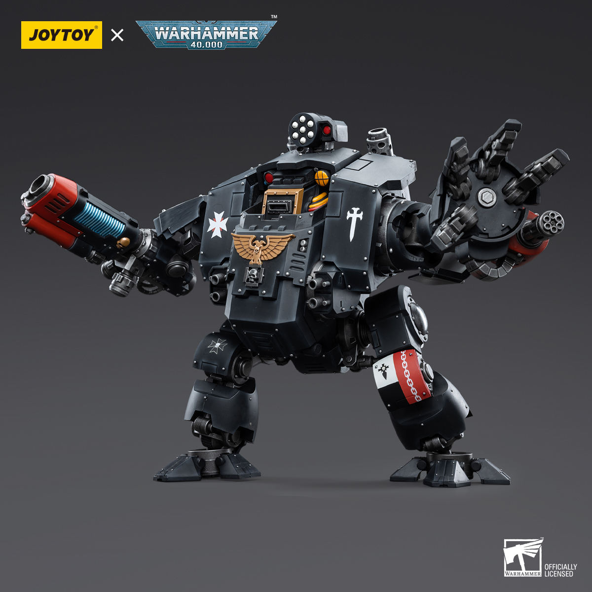 JOYTOY JT3778 Warhammer 40k 1: 18 Black Templars Redemptor Dreadnought - JOYTOY WORLD
