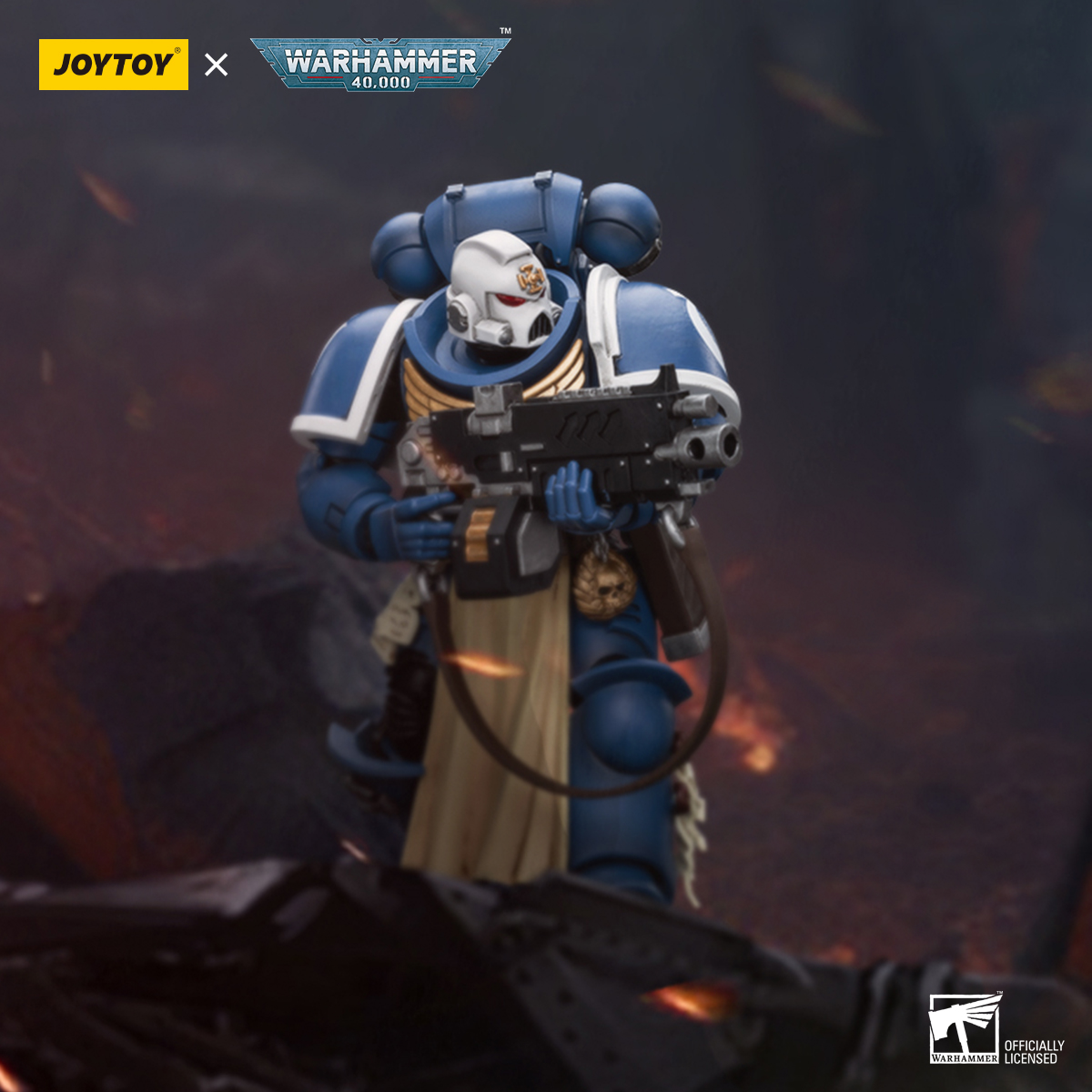 JOYTOY Warhammer 40k 1: 18 Ultramarines Sternguard Veteran Sergeant - JOYTOY WORLD