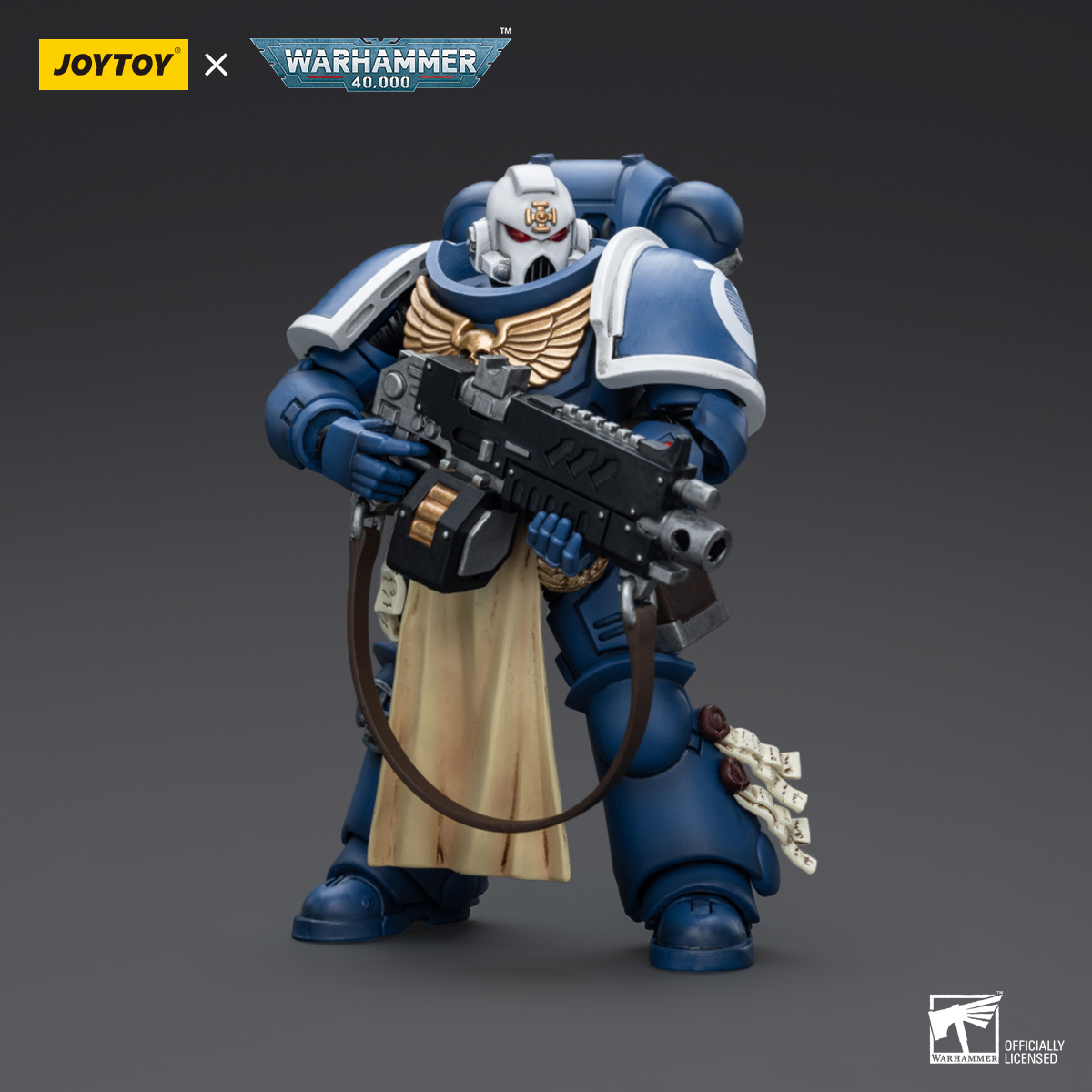 JOYTOY Warhammer 40k 1: 18 Ultramarines Sternguard Veteran Sergeant - JOYTOY WORLD