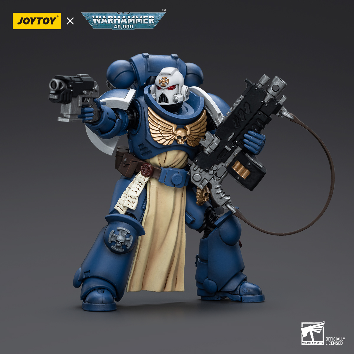 JOYTOY Warhammer 40k 1: 18 Ultramarines Sternguard Veteran Sergeant - JOYTOY WORLD
