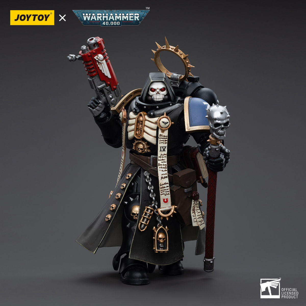 JOYTOY JT5567 Warhammer 40k 1: 18 Ultramarines Primaris Chaplain Brother Varus - JOYTOY WORLD