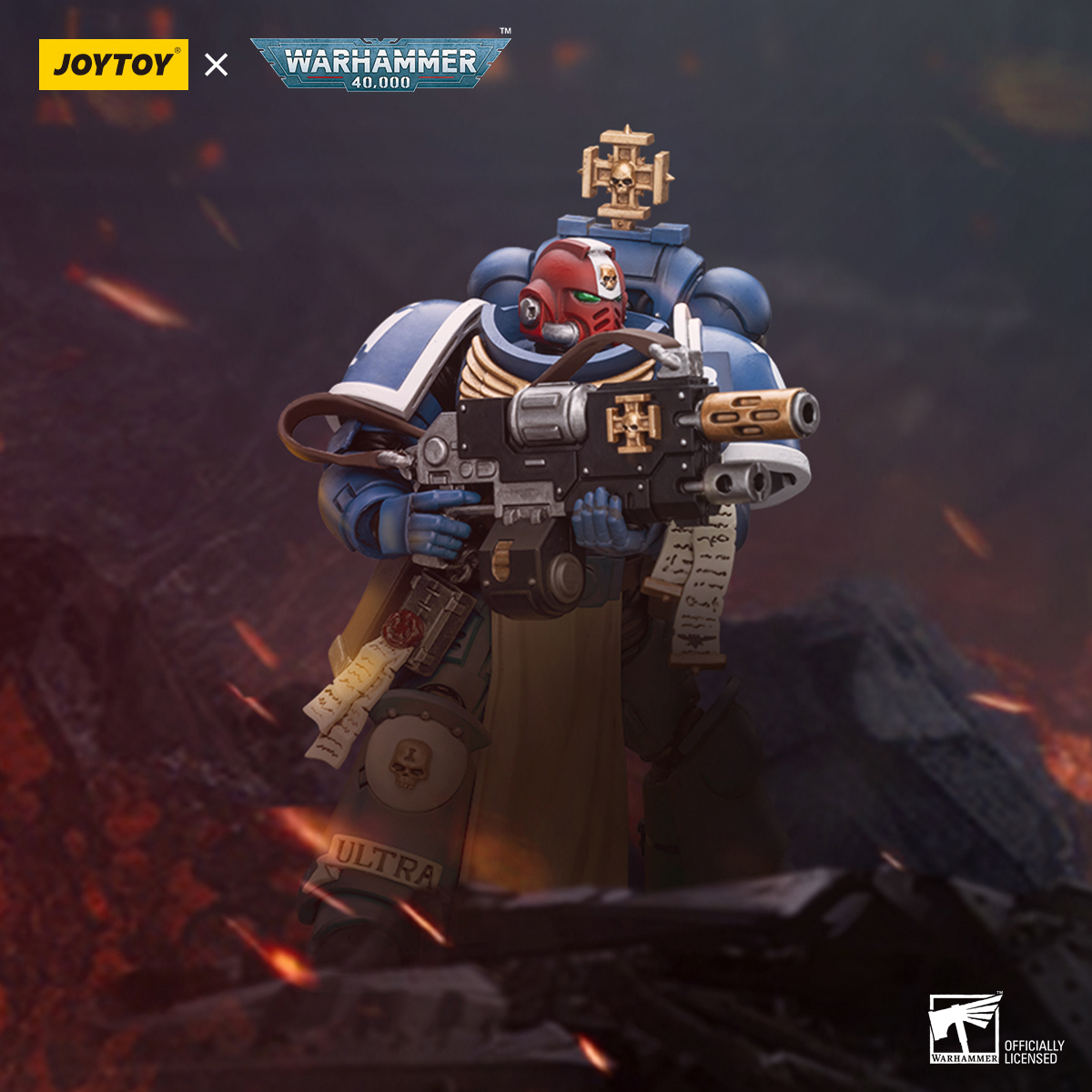 JOYTOY Warhammer 40k 1: 18 Ultramarines Sternguard Veteran Sergeant - JOYTOY WORLD