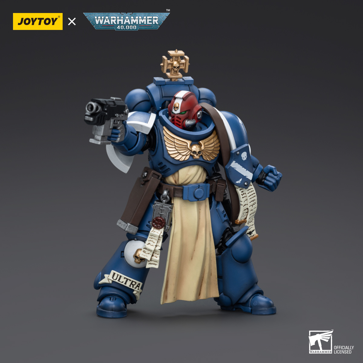 JOYTOY Warhammer 40k 1: 18 Ultramarines Sternguard Veteran Sergeant - JOYTOY WORLD