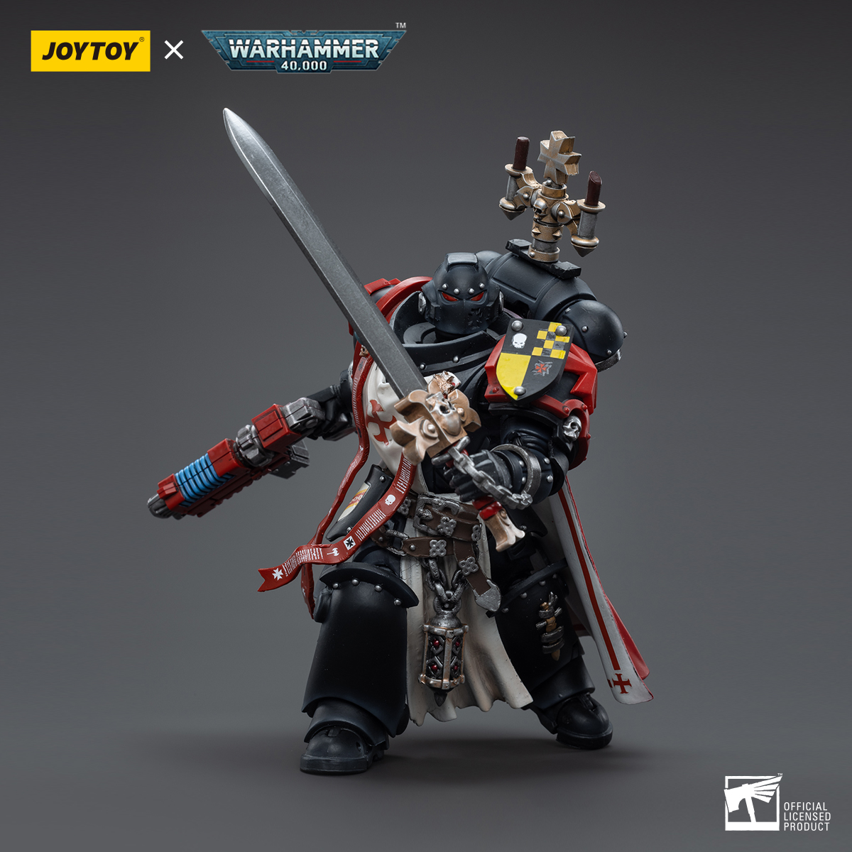 JOYTOY Warhammer 40k 1: 18 Black Templars Sword Brethren Brother - JOYTOY WORLD