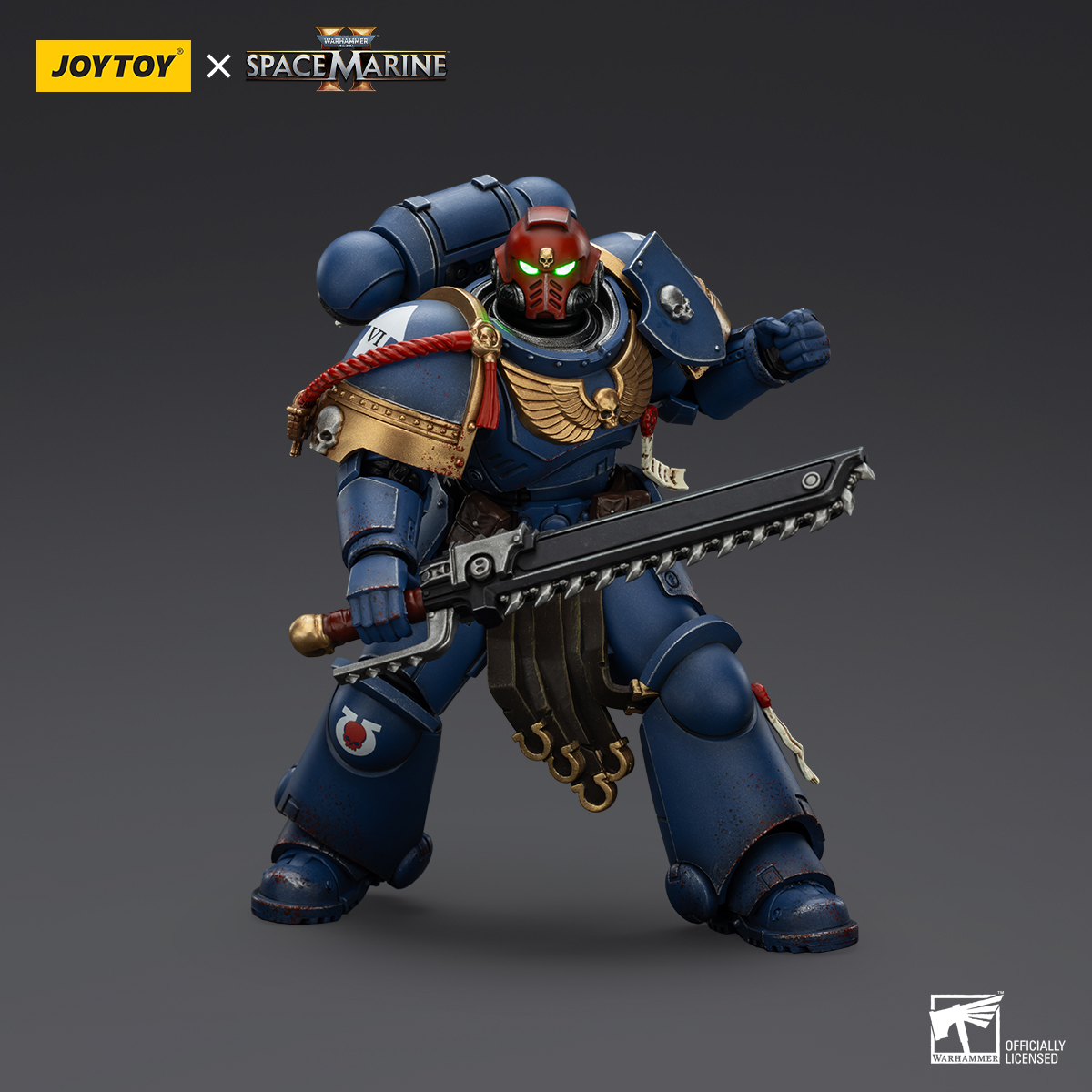 JOYTOY Warhammer 40k Collectors Edition Space Marine 2 Ultramarines  Lieutenant Titus, Sergeant Gadriel and Brother Chairon - JOYTOY WORLD