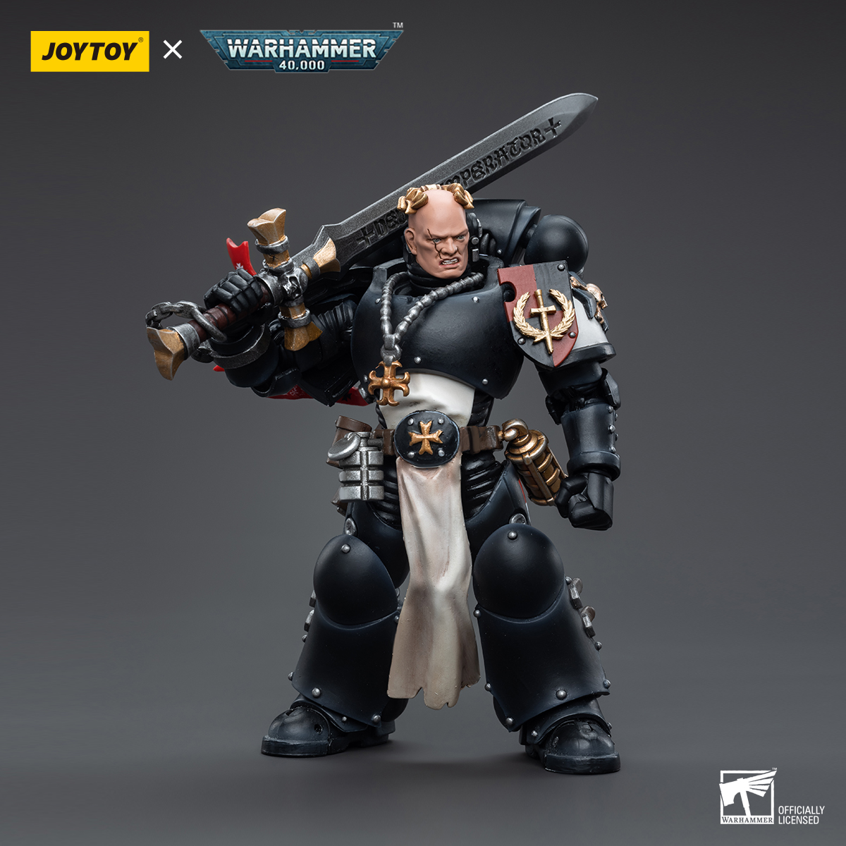 JOYTOY JT6557 Warhammer 40k 1: 18 Black Templars Emperor's Champion Bayard's Revenge - JOYTOY WORLD