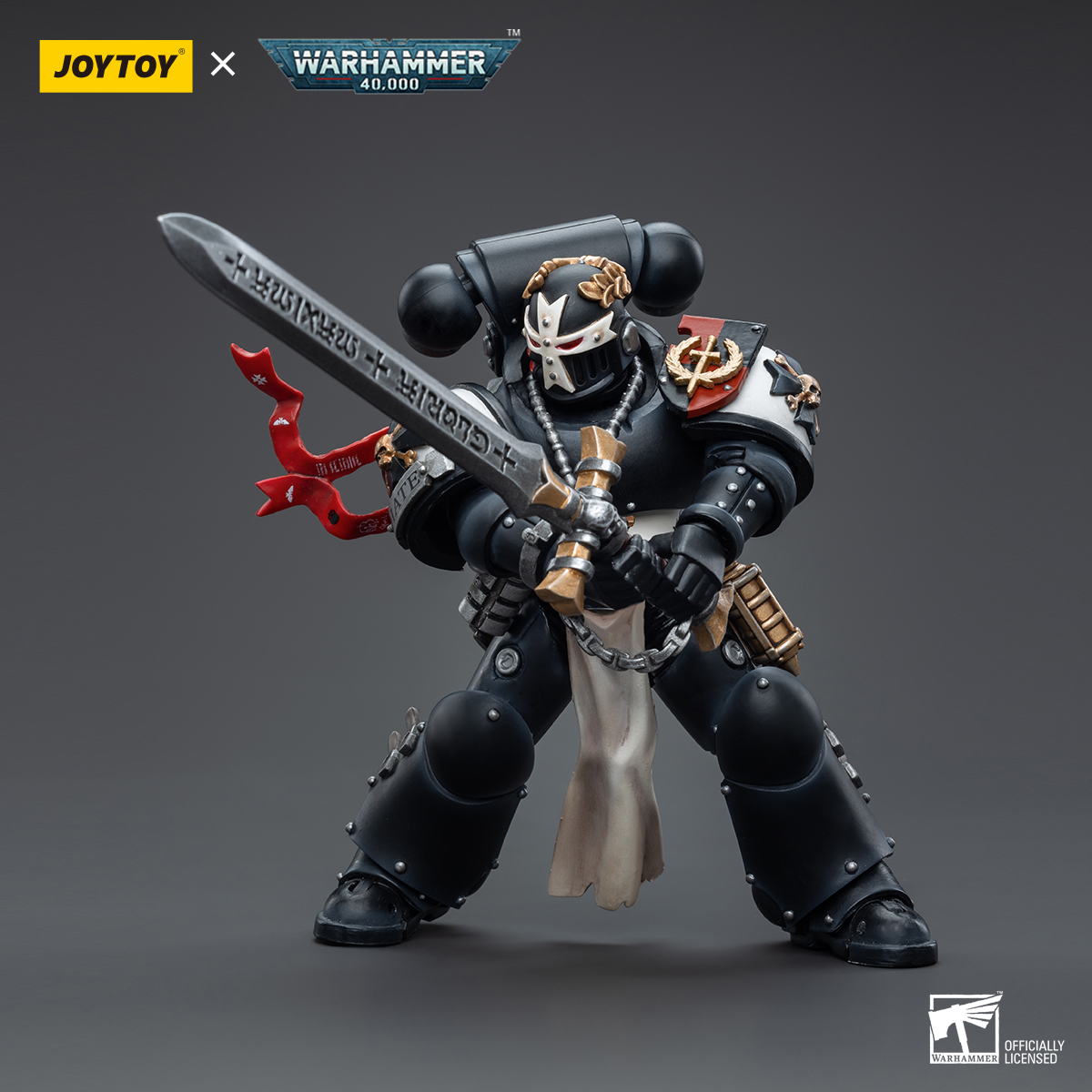 JOYTOY JT6557 Warhammer 40k 1: 18 Black Templars Emperor's Champion Bayard's Revenge - JOYTOY WORLD