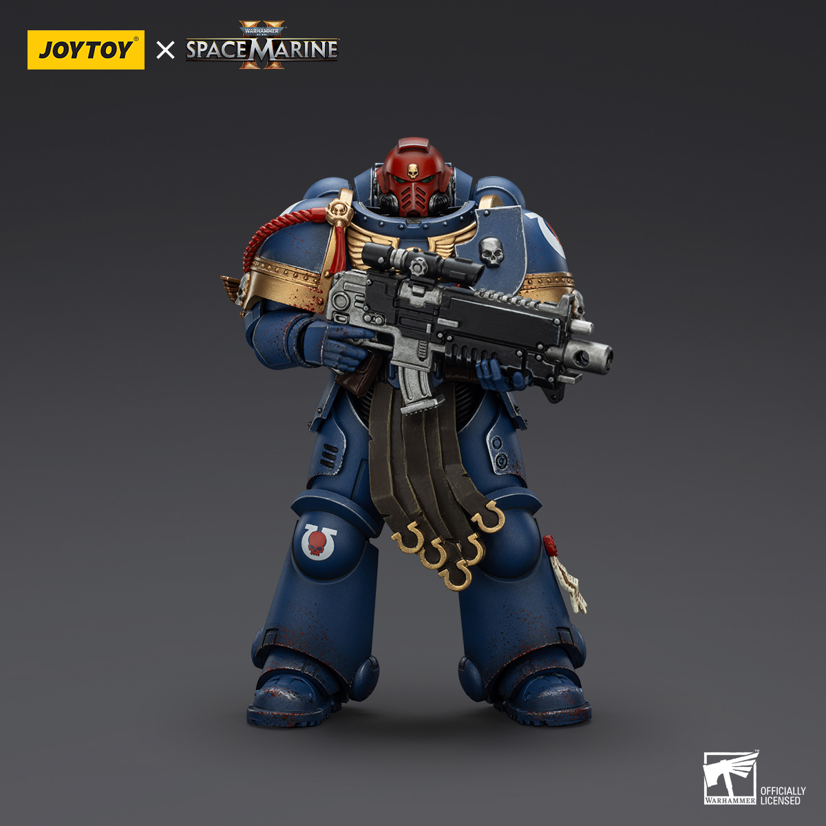 JOYTOY Warhammer 40k Collectors Edition Space Marine 2 Ultramarines  Lieutenant Titus, Sergeant Gadriel and Brother Chairon - JOYTOY WORLD