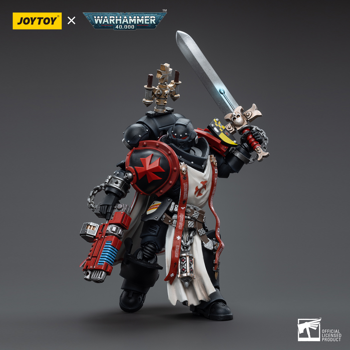 JOYTOY Warhammer 40k 1: 18 Black Templars Sword Brethren Brother - JOYTOY WORLD