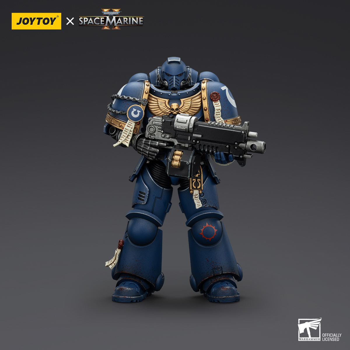 JOYTOY Warhammer 40k Collectors Edition Space Marine 2 Ultramarines  Lieutenant Titus, Sergeant Gadriel and Brother Chairon - JOYTOY WORLD