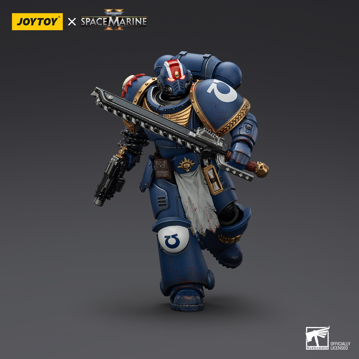 JOYTOY Warhammer 40k Collectors Edition Space Marine 2 Ultramarines  Lieutenant Titus, Sergeant Gadriel and Brother Chairon - JOYTOY WORLD