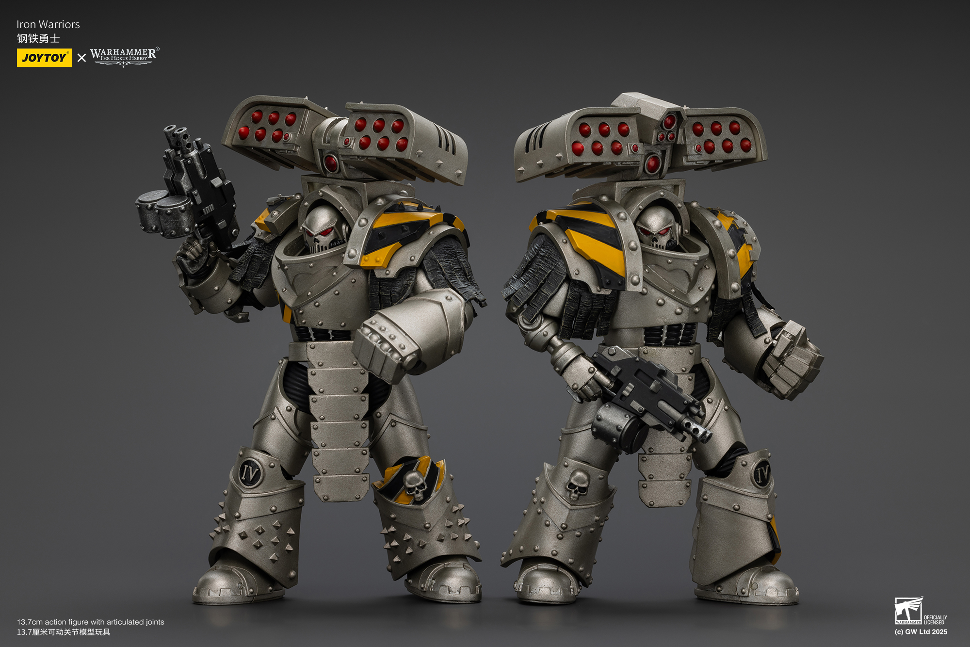 JOYTOY Warhammer The Horus Heresy 1:18 lron Warriors Tyrant Siege Terminator - JOYTOY WORLD