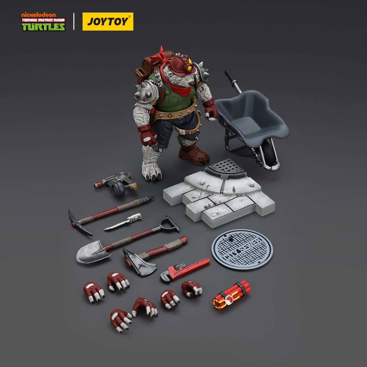 JOYTOY Teenage Mutant Ninja Turtles TMNT Dirtbag & Groundchuck & Rahzar - JOYTOY WORLD