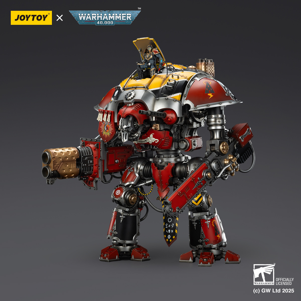 JOYTOY JT9305 Warhammer 40k 1: 18 Imperial Knights House Raven Knight Errant - JOYTOY WORLD