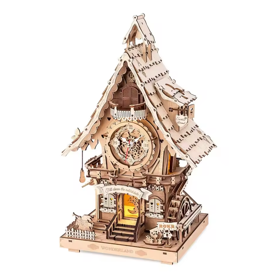 Robotime LC901 Cuckoo Clock(colorful) - JOYTOY WORLD