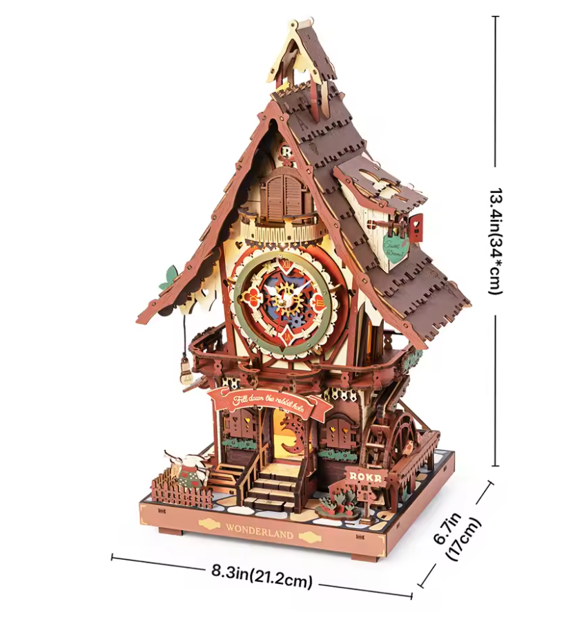 Robotime LC901 Cuckoo Clock(colorful) - JOYTOY WORLD