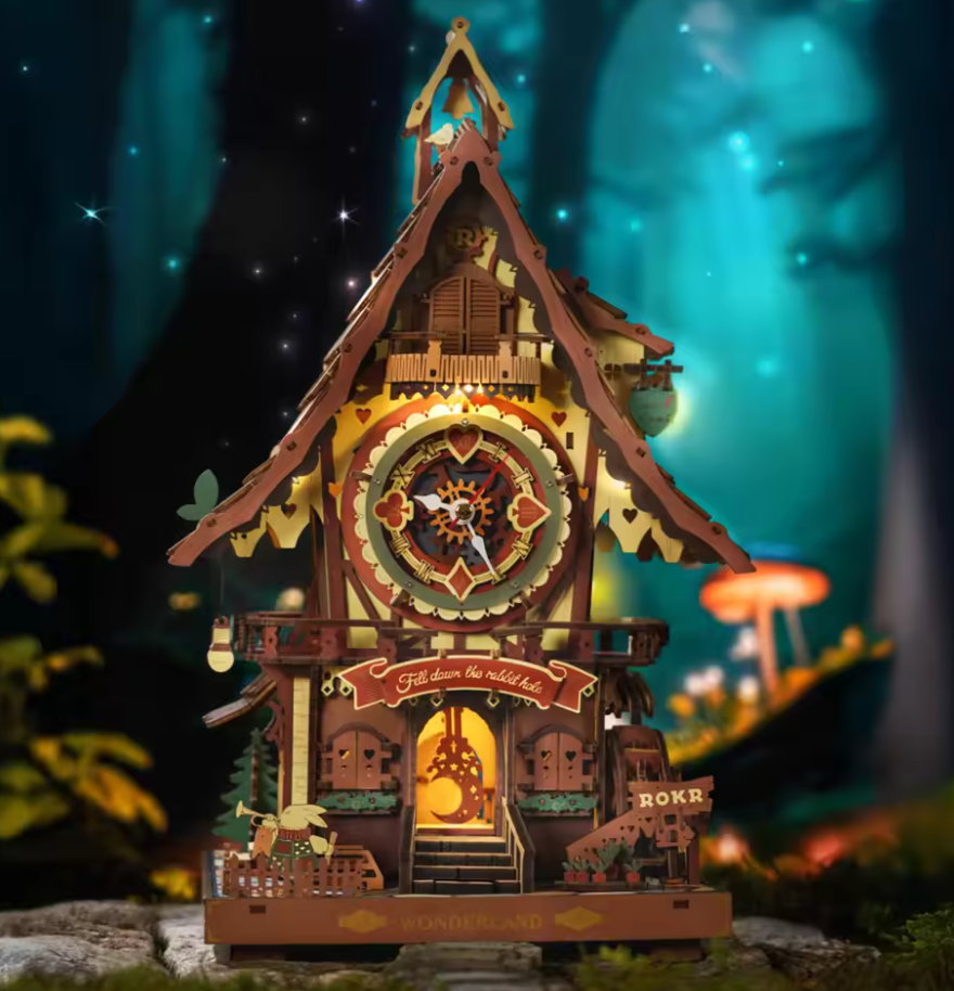 Robotime LC901 Cuckoo Clock(colorful) - JOYTOY WORLD