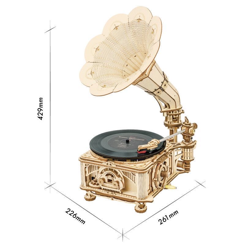 Robotime LKB01 Classic Gramophone - JOYTOY WORLD