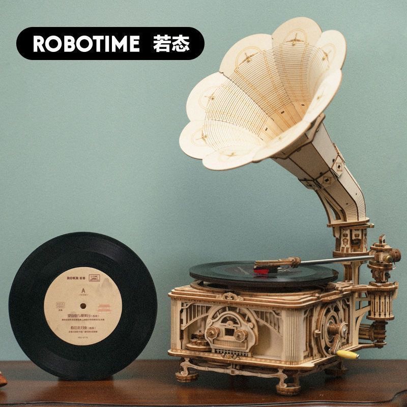 Robotime LKB01 Classic Gramophone - JOYTOY WORLD