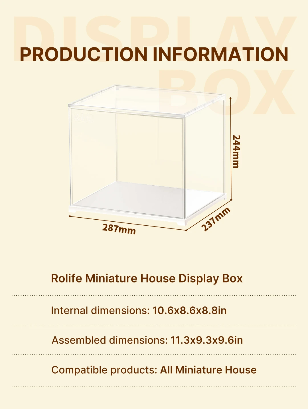 Robotime DF03L DG series Dust Proof - JOYTOY WORLD