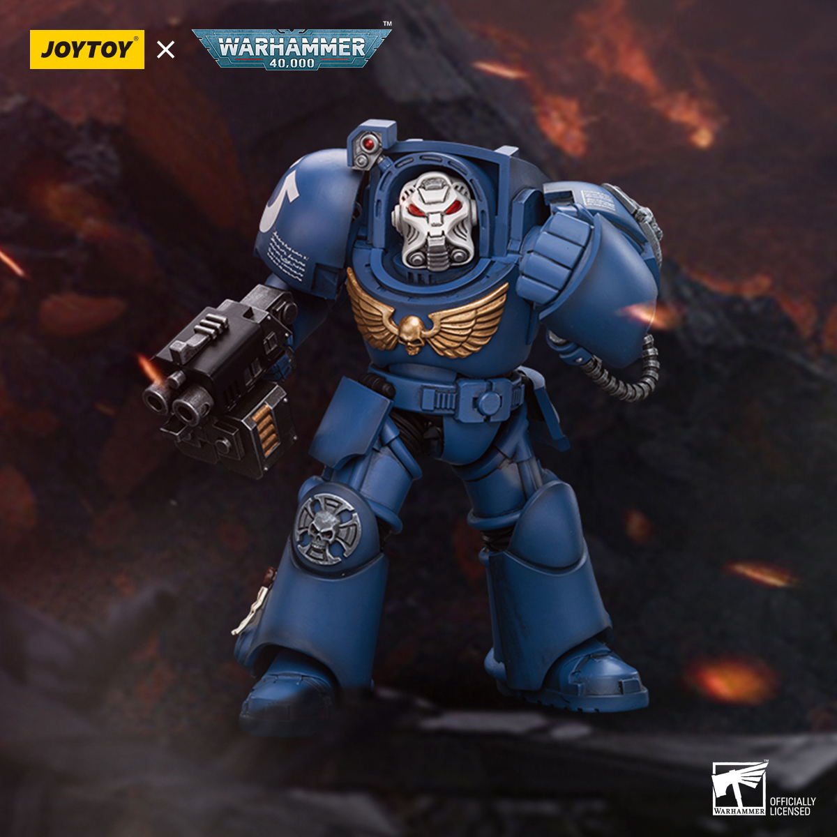 JOYTOY Warhammer 40k 1: 18 Ultramarines Terminator Squad - JOYTOY WORLD