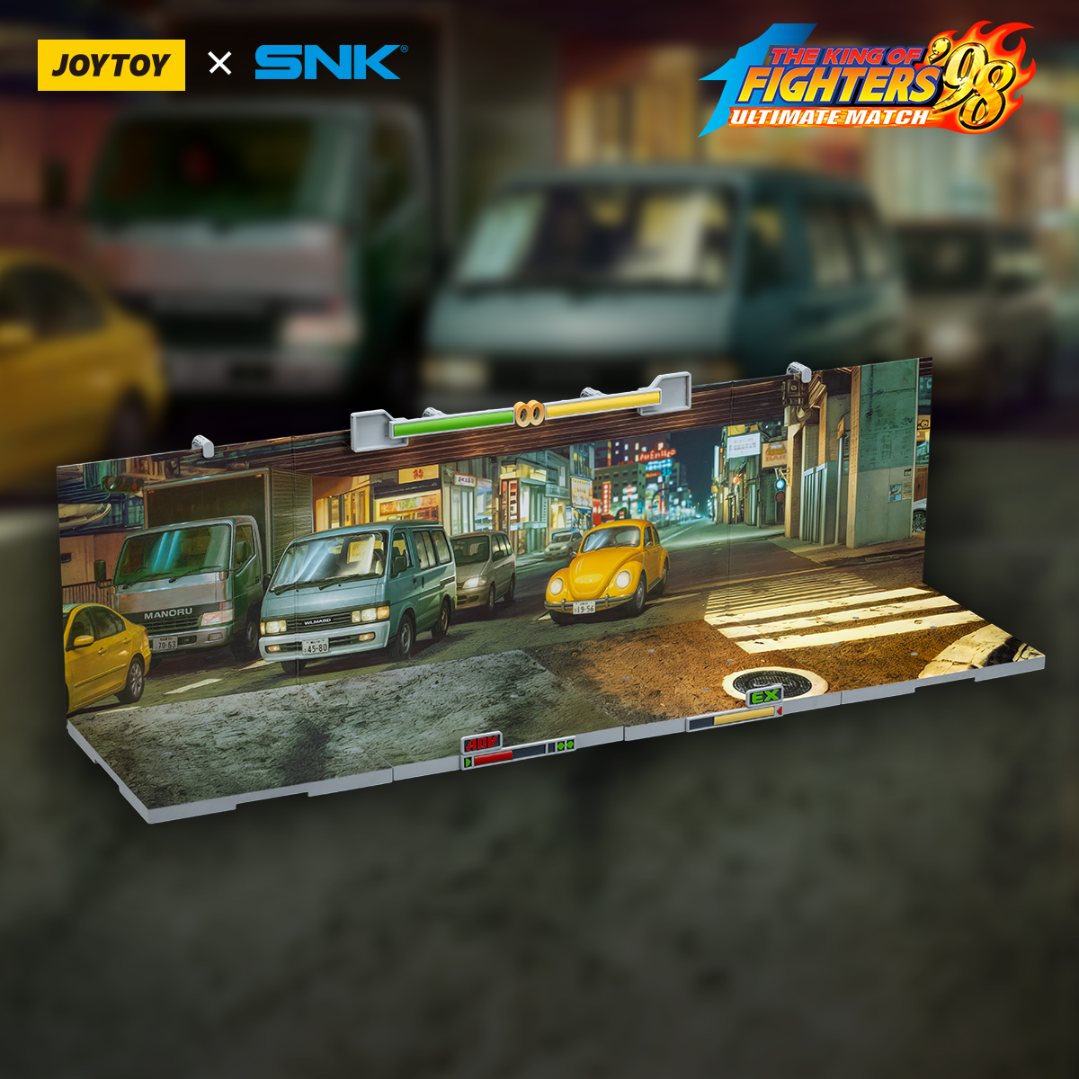 JOYTOY JT01734 The King of Fighters KOF 98UM Stage Base-Japan Street - JOYTOY WORLD