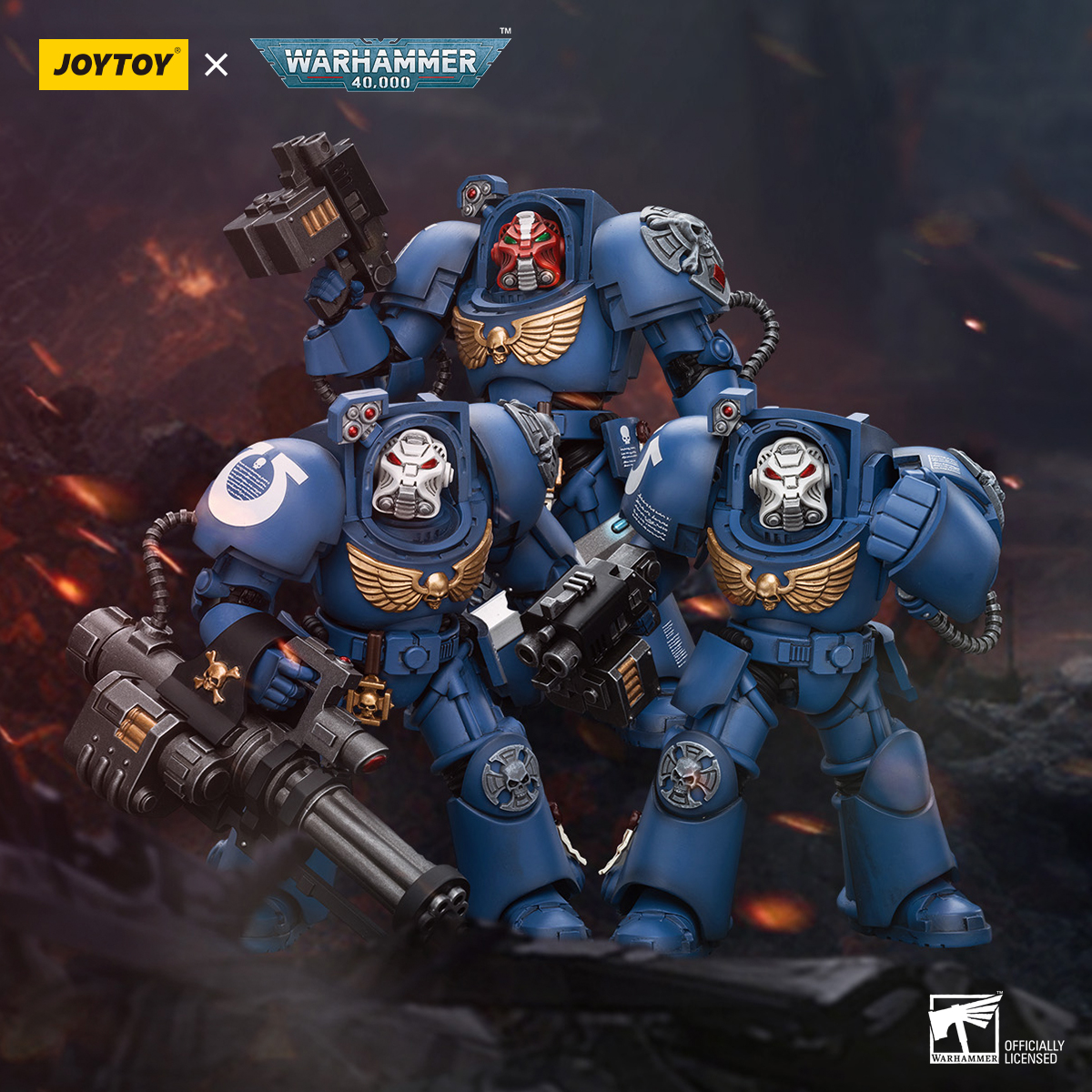 JOYTOY Warhammer 40k 1: 18 Ultramarines Terminator Squad - JOYTOY WORLD