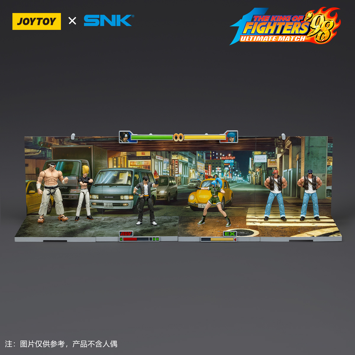 JOYTOY JT01734 The King of Fighters KOF 98UM Stage Base-Japan Street - JOYTOY WORLD