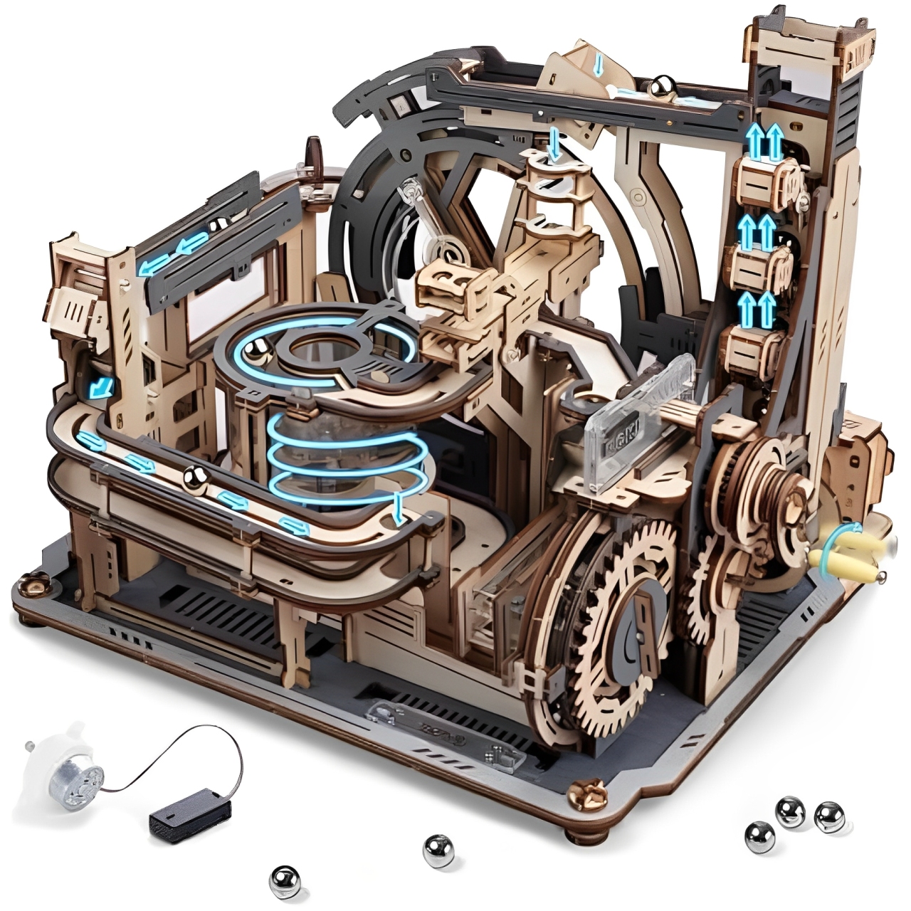 Robotime LGC01 Marble Spaceport - JOYTOY WORLD