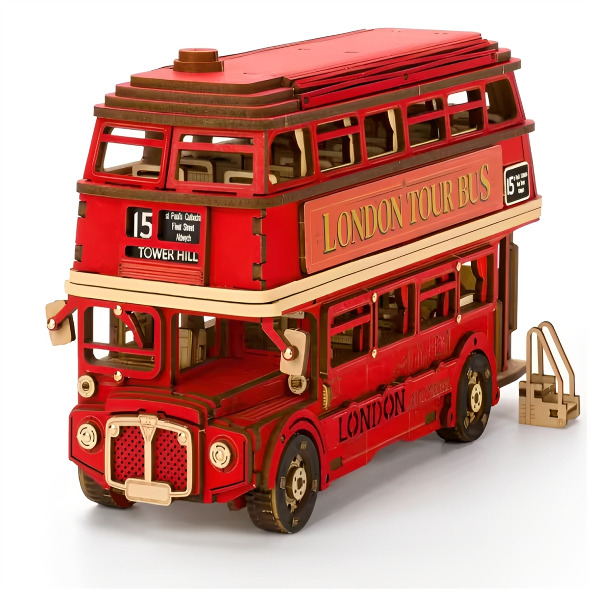 Robotime TGM02 London Tour Bus - JOYTOY WORLD