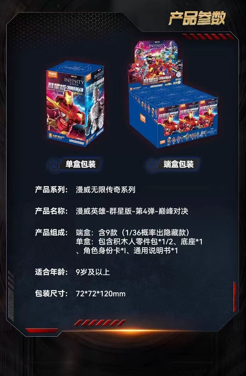 Blokees 81114 Marvel Heroes Galaxy Version Episode 4 - JOYTOY WORLD