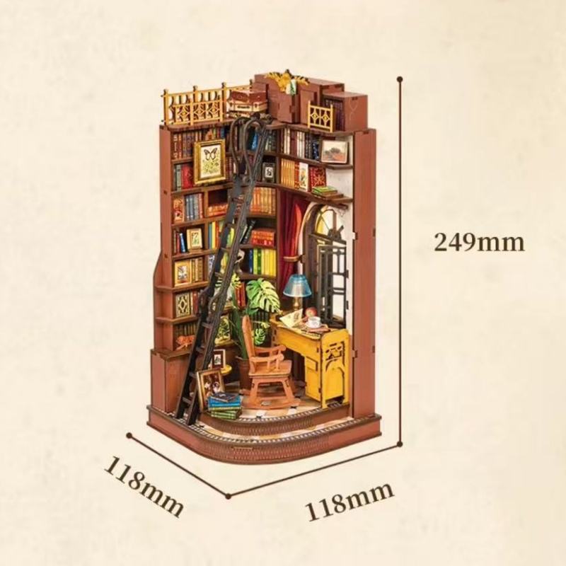 Robotime TGE02 Silent Corner Study - JOYTOY WORLD