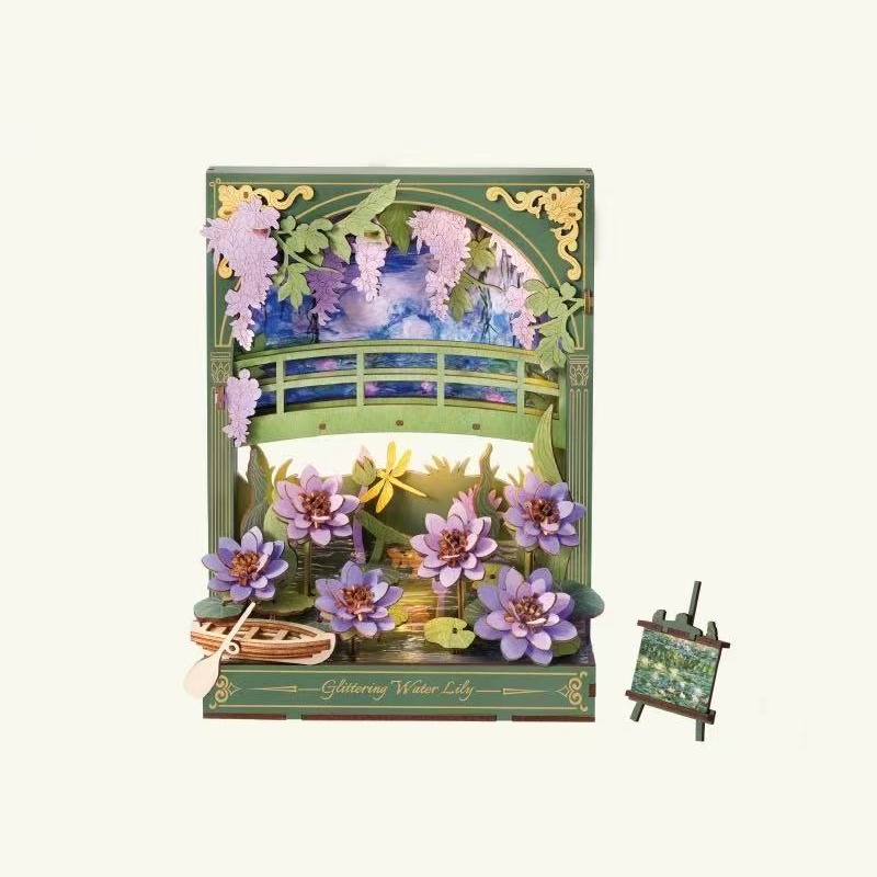 Robotime TH001 Glittering Water Lily - JOYTOY WORLD