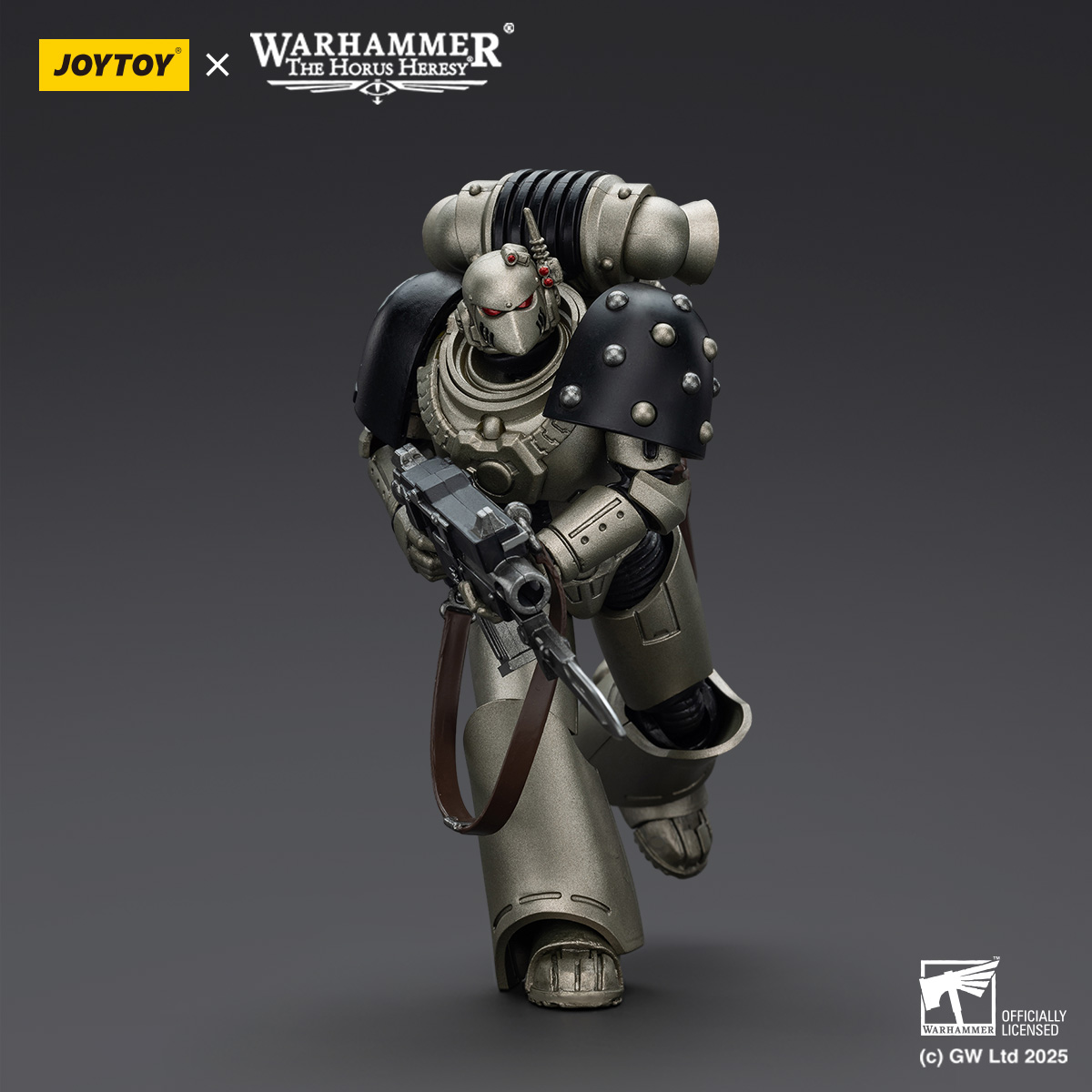 JOYTOY Warhammer The Horus Heresy lron Warriors MKVI Tactical Sergeant and Command Squad Chosen with Legion Standard - JOYTOY WORLD