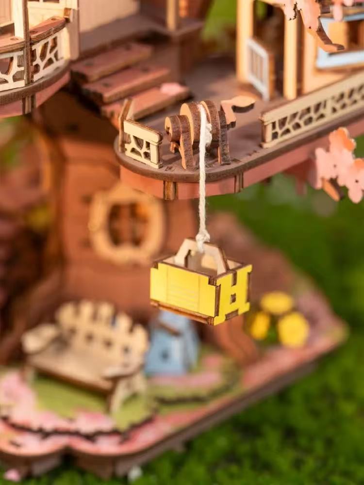 Robotime TGS04 Sakura Tree House - JOYTOY WORLD