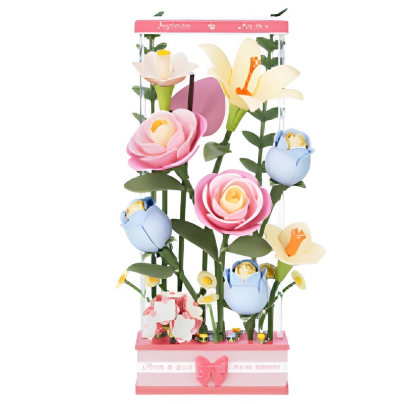 Robotime AF01D Blooming Bouquet Box - JOYTOY WORLD