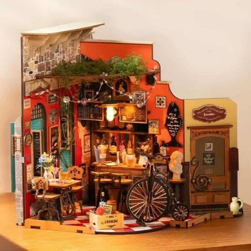Robotime DG173 Cheers Bar & Dining - JOYTOY WORLD