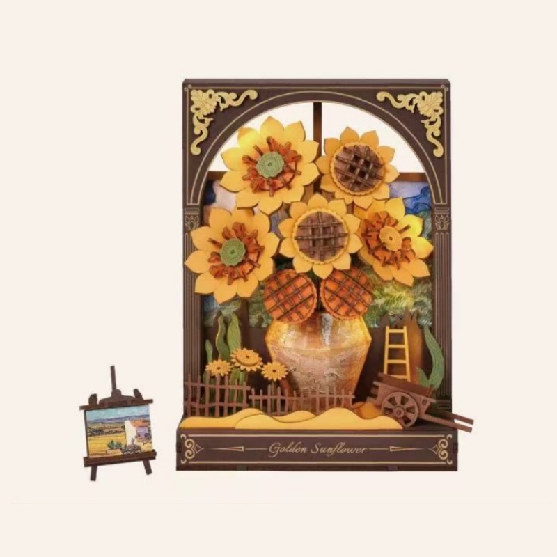Robotime TH002 Golden Sunflower - JOYTOY WORLD