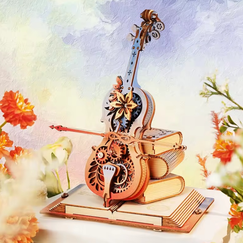 Robotime AMK63M Magic cello - JOYTOY WORLD