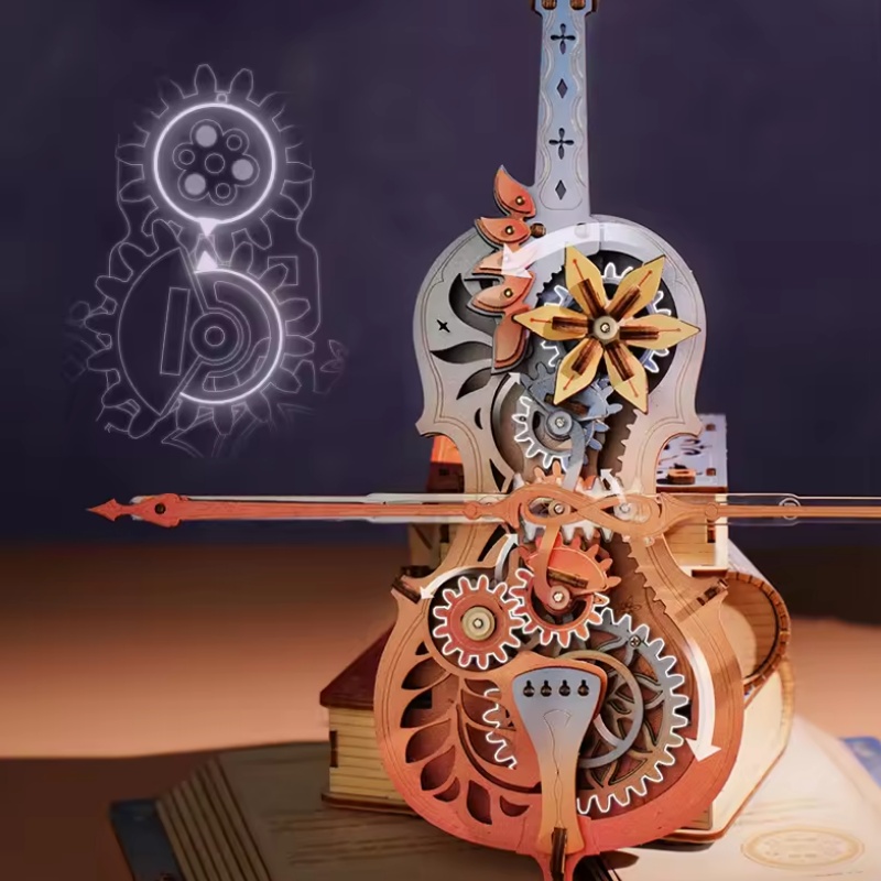 Robotime AMK63M Magic cello - JOYTOY WORLD