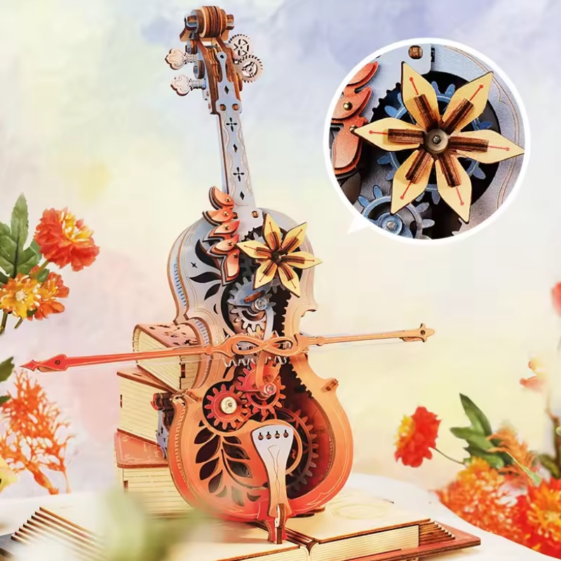 Robotime AMK63M Magic cello - JOYTOY WORLD