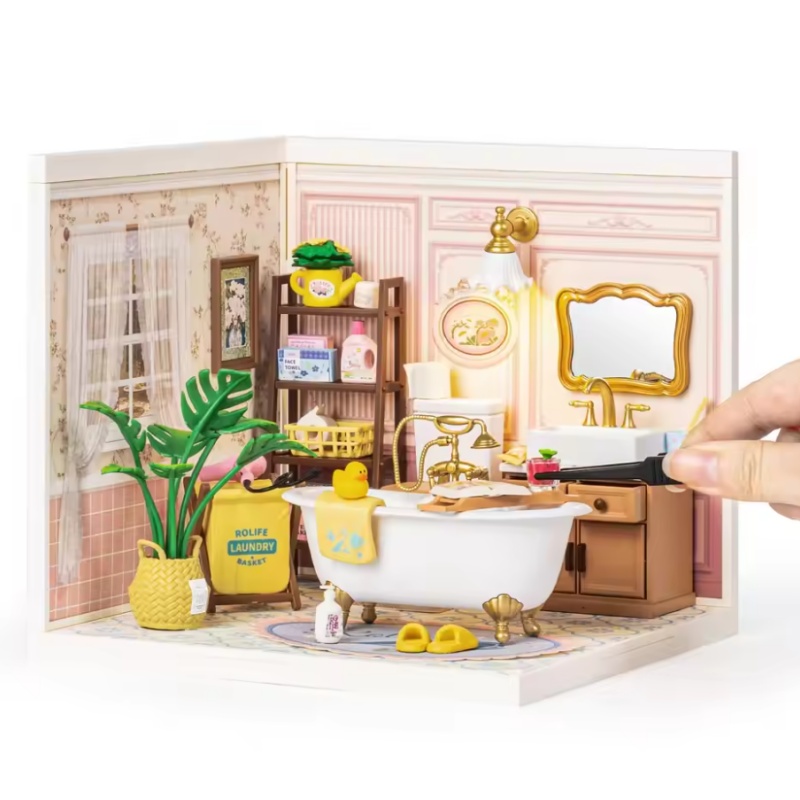 Robotime DW014B Pop Bubble Bathroom - JOYTOY WORLD