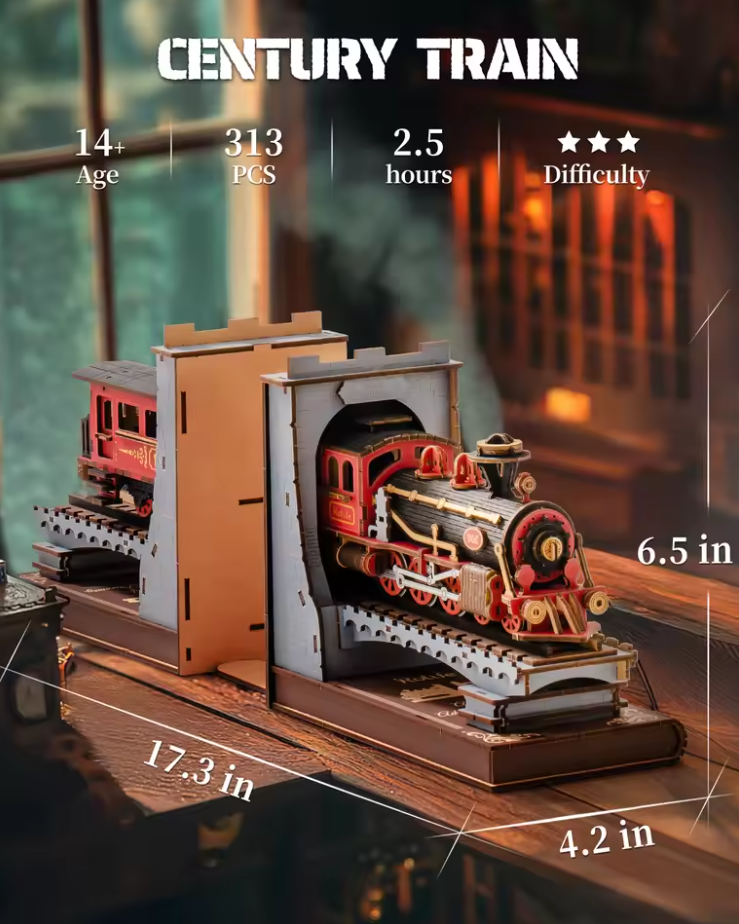 Robotime TGE01 Century Train - JOYTOY WORLD