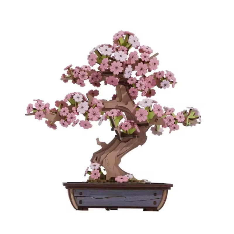 Robotime TG415 Sakura Bonsai - JOYTOY WORLD